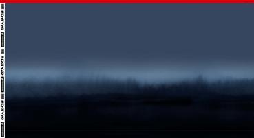 French Terry Panel Kombi Blau ca. 86 cm Sunset Serie by Thorsten Berger von Swafing
